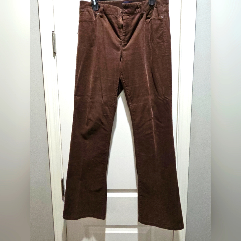 Talbots Brown Corduroy Wideleg Pants